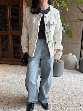 「ap retro（アプレトロ）のアイテム」を使った、ap retro_officialさん（レディース・156cm）の冬コーディネート