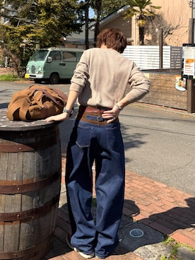 「RED WING（レッドウィング）のアイテム（シューズ）」を使った、りゅうせいさん（メンズ・163cm）の春コーディネート