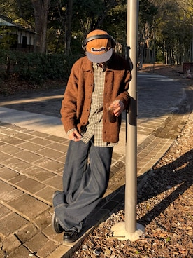 「Zooodle（ズードル）のアイテム」を使った、りゅうせいさん（メンズ・163cm）の冬コーディネート