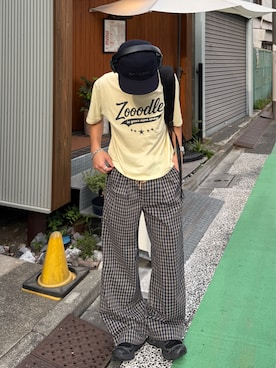 「SALOMON（サロモン）のアイテム」を使った、りゅうせいさん（メンズ・163cm）の夏コーディネート