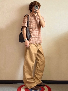 「Timberland（ティンバーランド）のアイテム」を使った、りゅうせいさん（メンズ・163cm）の夏コーディネート