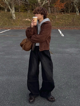 りゅうせいさん（メンズ・163cm）の冬コーディネート