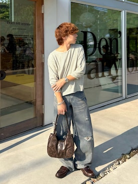 「ZARA（ザラ）のアイテム」を使った、りゅうせいさん（メンズ・163cm）の秋コーディネート