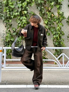 「Zooodle（ズードル）のアイテム」を使った、りゅうせいさん（メンズ・163cm）の冬コーディネート