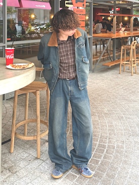 「Zooodle（ズードル）のアイテム」を使った、りゅうせいさん（メンズ・163cm）の秋コーディネート