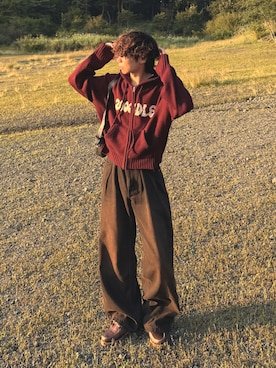 「アイテム（ローファー）」を使った、りゅうせいさん（メンズ・163cm）の秋コーディネート