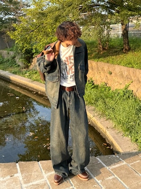 りゅうせいさん（メンズ・163cm）の冬コーディネート