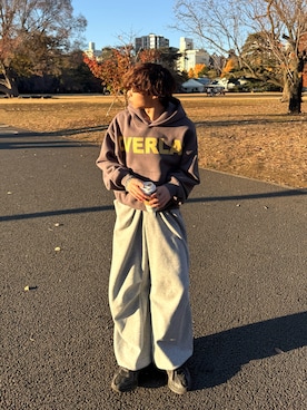 「LACOSTE（ラコステ）のアイテム」を使った、りゅうせいさん（メンズ・163cm）の冬コーディネート