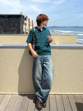 「Ray-Ban（レイバン）のアイテム」を使った、りゅうせいさん（メンズ・163cm）の夏コーディネート