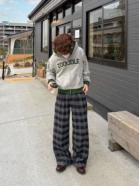 「Zooodle（ズードル）のアイテム」を使った、りゅうせいさん（メンズ・163cm）の冬コーディネート