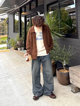 「Zooodle（ズードル）のアイテム」を使った、りゅうせいさん（メンズ・163cm）の冬コーディネート