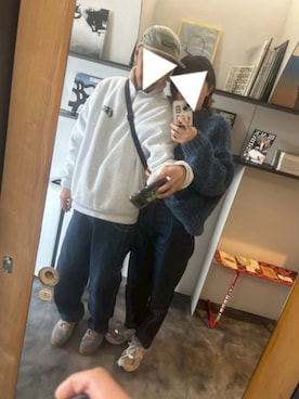 「アイテム（キャップ、グレー系）」を使った、たろさん（メンズ・172cm）の冬コーディネート