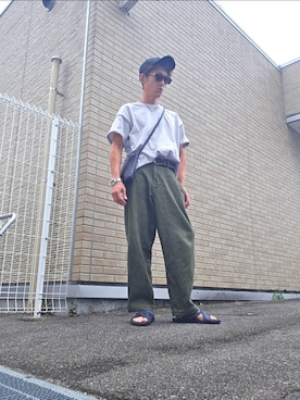 「LOUIS VUITTON（ルイヴィトン）のアイテム」を使った、tonoootonoooさん（メンズ・174cm）の夏コーディネート