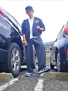 「Supreme （シュプリーム）のアイテム」を使った、tonoootonoooさん（メンズ・174cm）の夏コーディネート