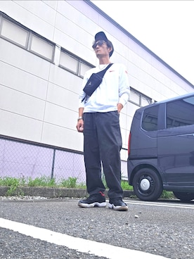 「PRADA（プラダ）のアイテム」を使った、tonoootonoooさん（メンズ・174cm）の秋コーディネート
