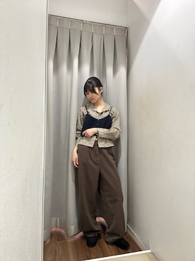 「ITEMS URBANRESEARCH（アイテムズ アーバンリサーチ）のアイテム」を使った、みほさん（レディース・162cm）の秋コーディネート