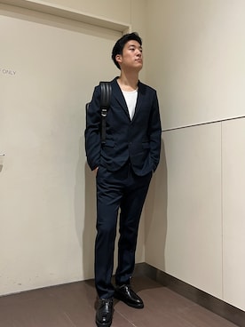 山田律紀さん(メンズ・179cm)の秋コーディネート