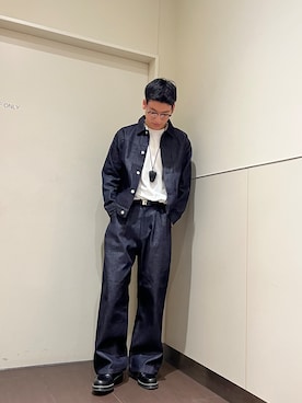 「tk.TAKEO KIKUCHI（ティーケータケオキクチ）のアイテム」を使った、山田律紀さん（メンズ・179cm）の夏コーディネート