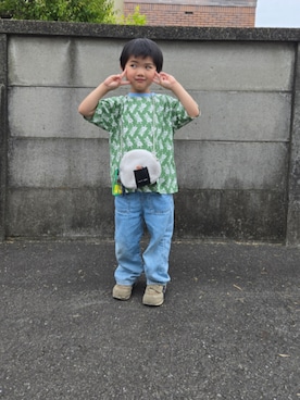 「MARKEY'S（マーキーズ）のアイテム」を使った、gengen1026さん（キッズ・100cm）の春コーディネート