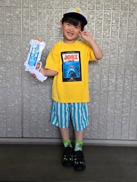 「MARKEY'S（マーキーズ）のアイテム」を使った、gengen1026さん（キッズ・100cm）の春コーディネート