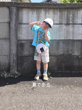 「MARKEY'S（マーキーズ）のアイテム」を使った、gengen1026さん（キッズ・100cm）の春コーディネート
