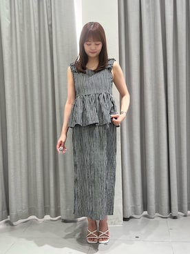 「N.（N. Natural Beauty Basic）（エヌエヌナチュラルビューティーベーシック）のアイテム（ワンピース）」を使った、reikaさん（レディース・160cm）の夏コーディネート