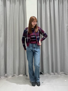 「アイテム（アンサンブル）」を使った、reikaさん（レディース・160cm）の秋コーディネート