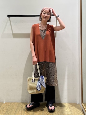 てぃーさん(レディース・169cm)の春コーディネート