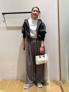 てぃーさん（レディース・169cm）の春コーディネート