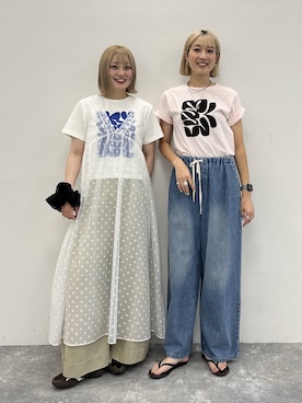 てぃーさん(レディース・169cm)の夏コーディネート