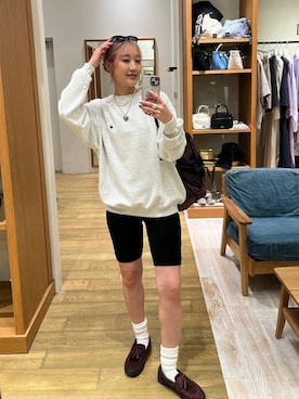 「MILLER（ミラー）のアイテム」を使った、てぃーさん（レディース・169cm）の夏コーディネート