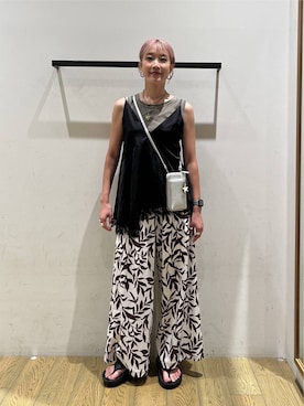 「HEREIAM（ヘレイアム）のアイテム」を使った、てぃーさん（レディース・169cm）の夏コーディネート