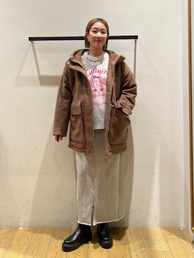 てぃーさん（レディース・169cm）の冬コーディネート