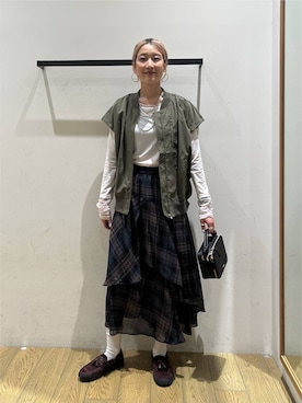 てぃーさん(レディース・169cm)の夏コーディネート