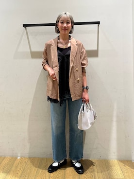 「bijorie（ビジュリィ）のアイテム」を使った、てぃーさん（レディース・169cm）の春コーディネート