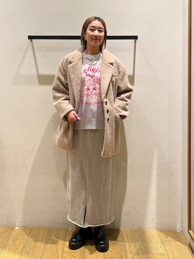 てぃーさん（レディース・169cm）の冬コーディネート