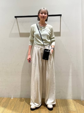 「アイテム（財布/小物）」を使った、てぃーさん（レディース・169cm）の春コーディネート