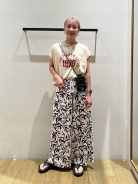 てぃーさん(レディース・169cm)の夏コーディネート