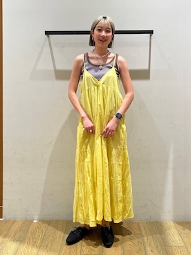 「BAYFLOW（ベイフロー）のアイテム（トップス）」を使った、てぃーさん（レディース・169cm）の春コーディネート