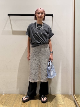 てぃーさん(レディース・169cm)の夏コーディネート
