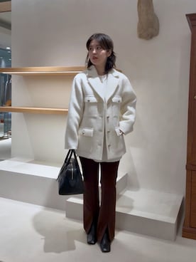 「アイテム（その他アウター）」を使った、wg_iijimaさん（レディース・157cm・20代）の冬コーディネート