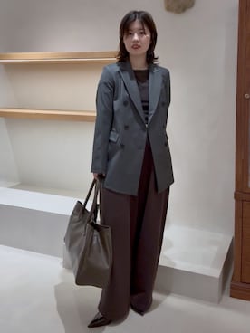 「Drawing Numbers（ドローイング ナンバーズ）のアイテム」を使った、wg_iijimaさん（レディース・157cm）の冬コーディネート