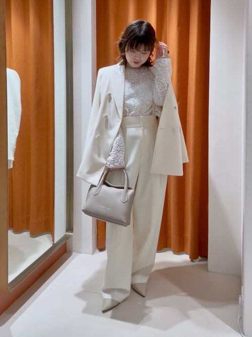 新品✨ハイウェストタックパンツ ハイウエストタックパンツ（スラックス）｜Whim Gazette（ウィム