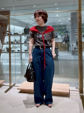 「Drawing Numbers（ドローイング ナンバーズ）のアイテム」を使った、wg_iijimaさん（レディース・157cm）の春コーディネート