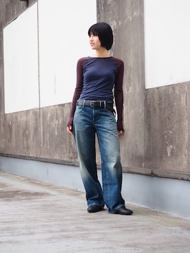 「G-STAR（ジースター）のアイテム」を使った、sakuraさん（レディース・162cm）の春コーディネート