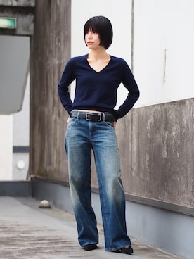 「G-STAR（ジースター）のアイテム」を使った、sakuraさん（レディース・162cm）の春コーディネート