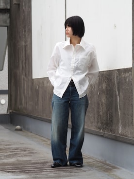 「G-STAR（ジースター）のアイテム」を使った、sakuraさん（レディース・162cm）の春コーディネート