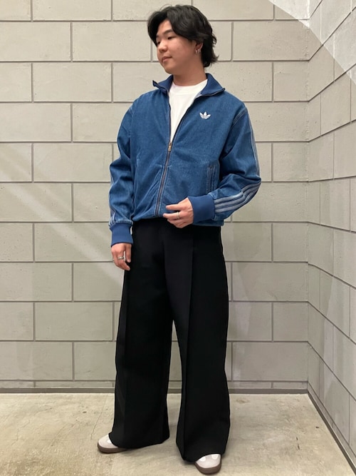 adidas（アディダス） ジャージ アディカラー デニム ファイヤーバード