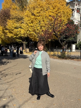 「Honeys（ハニーズ）のアイテム」を使った、しずくさん（レディース・162cm）の春コーディネート