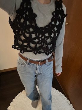 「EDWIN（エドウィン）のアイテム（デニムパンツ）」を使った、ちゃんぺさん（レディース・152cm）の秋コーディネート